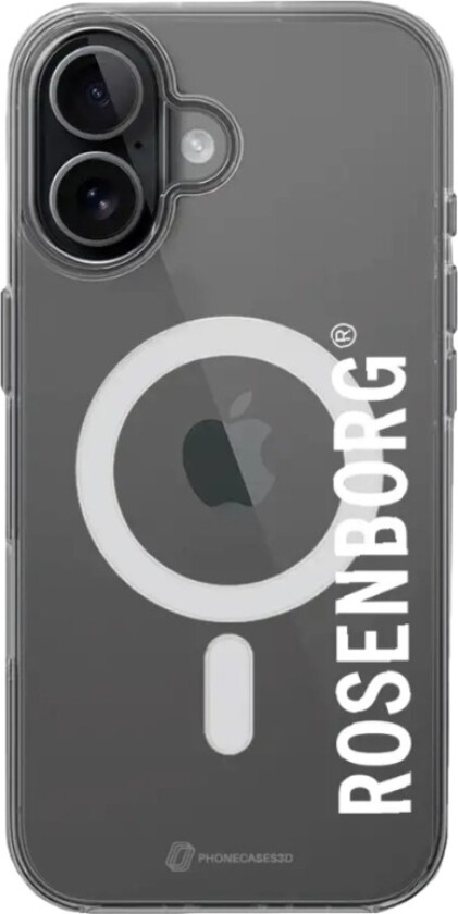 iPhone 17 RBK Clear case (MagSafe) -mobildeksel, svart