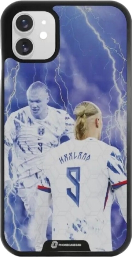 iPhone 11 Norges Fotballforbund 3D mobildeksel, svart