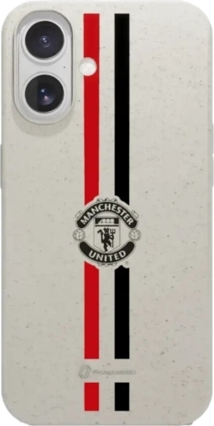 iPhone 17 Manchester United FC komposterbart deksel, hvit
