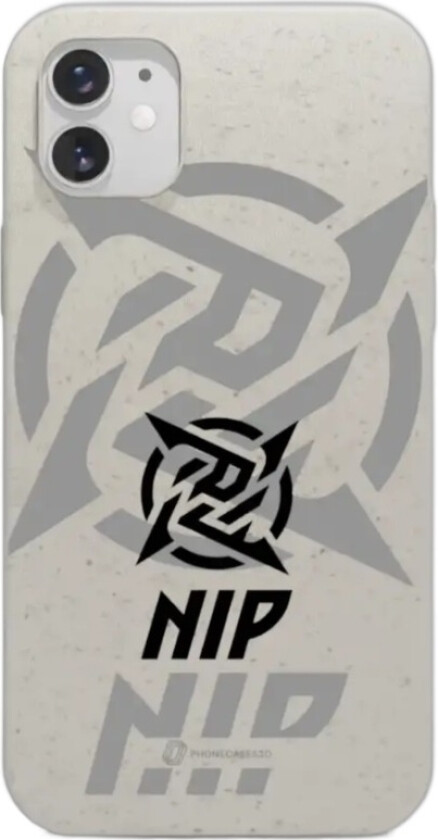 iPhone 11 Ninjas in Pyjamas komposterbart deksel, hvit