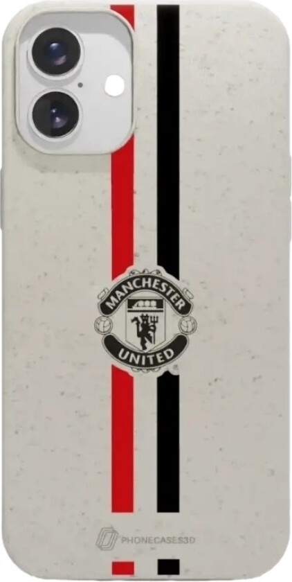 iPhone 16 Plus Manchester United FC komposterbart deksel, hvit