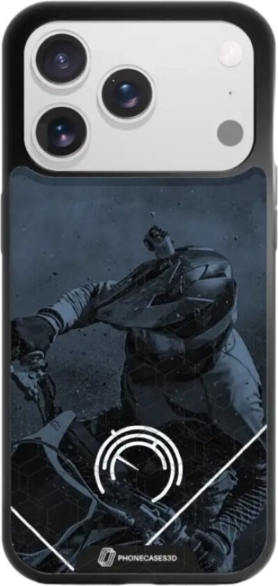 iPhone 17 Pro Norges Motorsportforbund 3D mobildeksel, svart