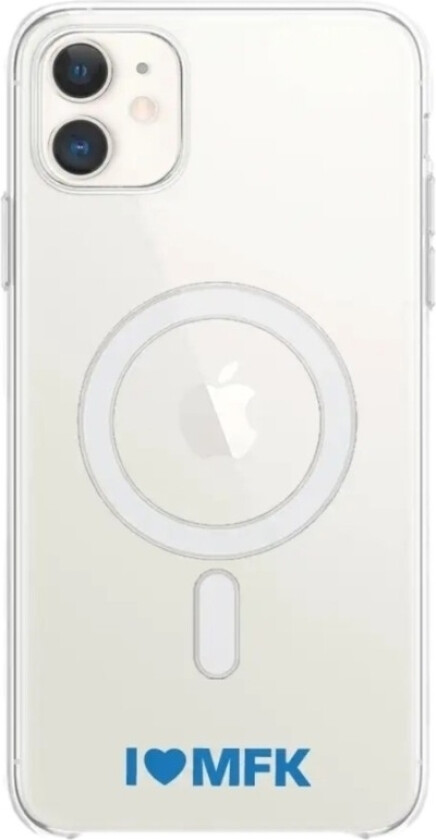 iPhone 11 Molde FK Clear case (MagSafe) -mobildeksel, hvit