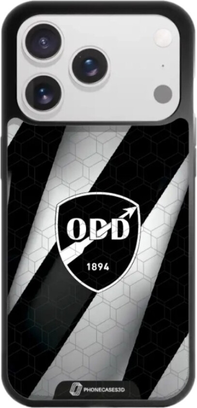 iPhone 17 Pro Max Odds Ballklubb 3D mobildeksel, svart