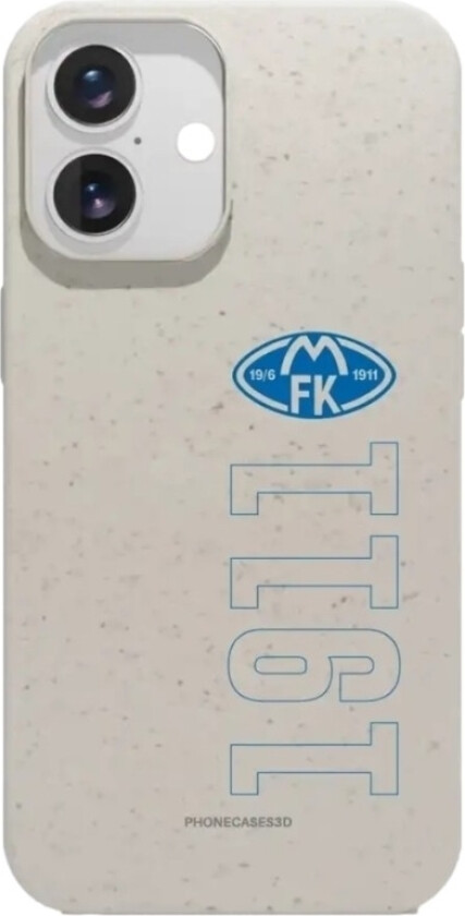 iPhone 16 Molde FK komposterbart deksel, hvit