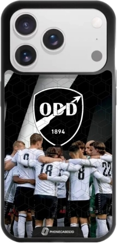iPhone 17 Pro Max Odds Ballklubb 3D mobildeksel, svart