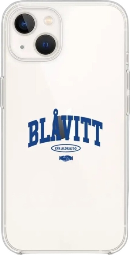 iPhone 14 IFK Göteborg Clear case -mobildeksel, hvit