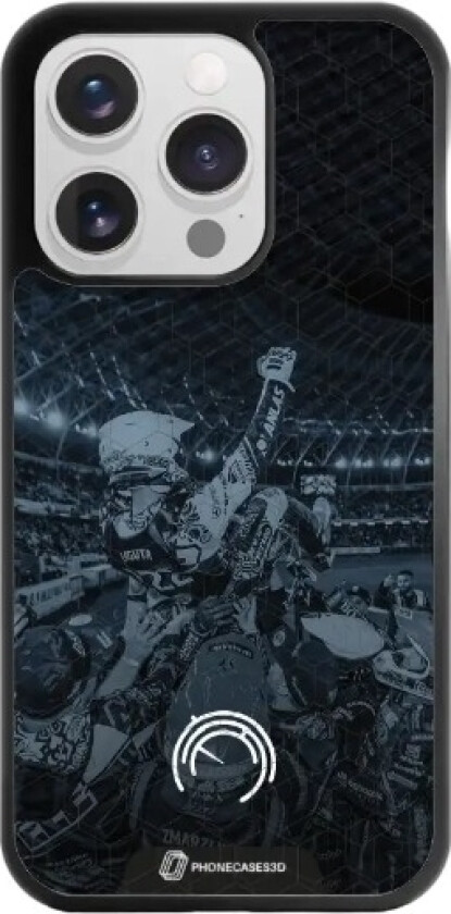 iPhone 16 Pro Norges Motorsportforbund 3D mobildeksel, svart