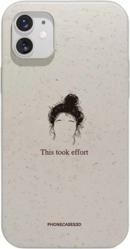 iPhone 11 Marit Bakkli komposterbart deksel, hvit