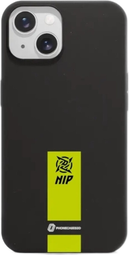 iPhone 15 Ninjas in Pyjamas komposterbart deksel, svart