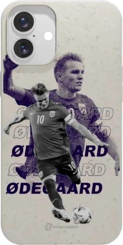 iPhone 16 Plus Norges Fotballforbund komposterbart deksel, hvit