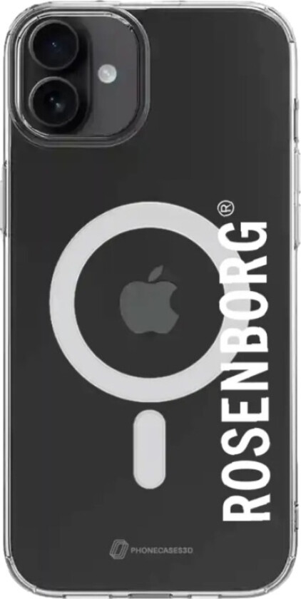 iPhone 16 RBK Clear case (MagSafe) -mobildeksel, svart