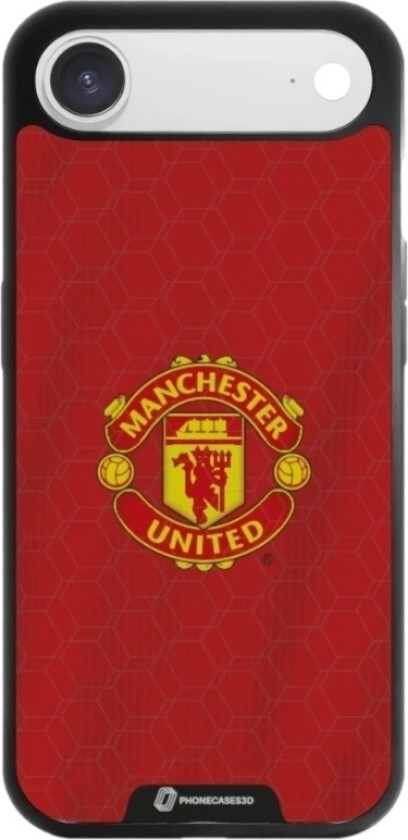 iPhone Air Manchester United FC 3D mobildeksel, svart