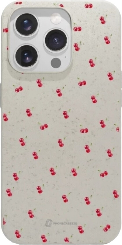 iPhone 16 Pro Martine Halvorsen komposterbart deksel, hvit