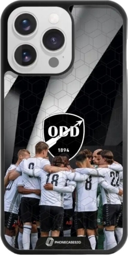 iPhone 13 Pro Odds Ballklubb 3D mobildeksel, svart