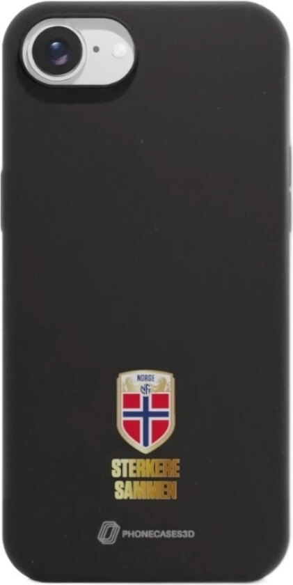 iPhone 16e Norges Fotballforbund komposterbart deksel, svart
