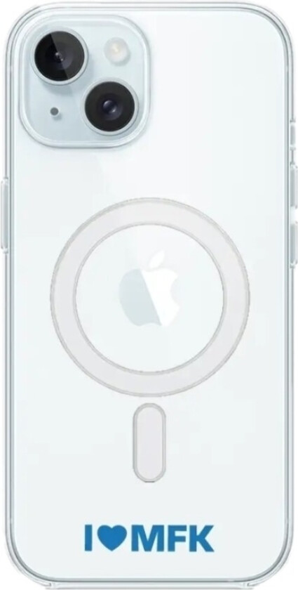 iPhone 15 Molde FK Clear case (MagSafe) -mobildeksel, hvit