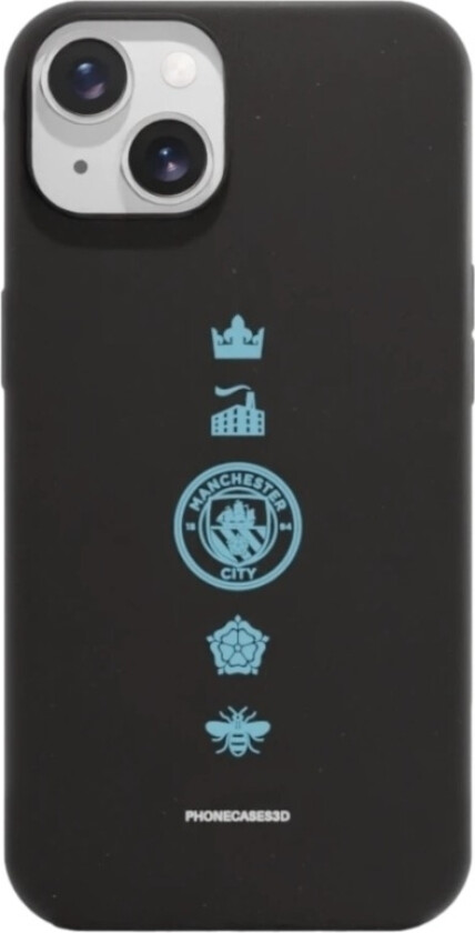 iPhone 14 Man City komposterbart deksel, svart