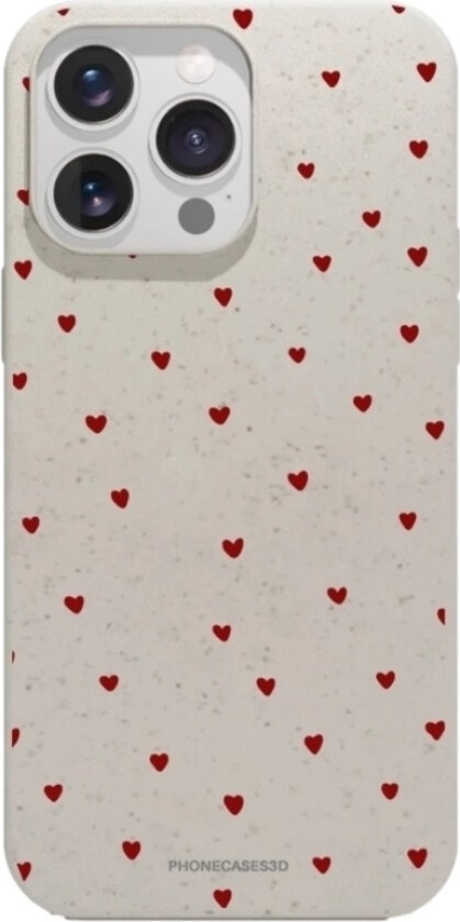 iPhone 16 Pro Max Martine Halvorsen komposterbart deksel, hvit