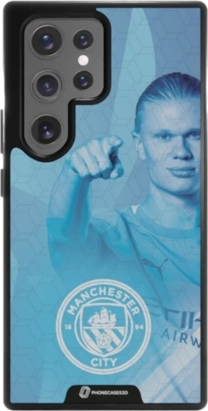 Samsung Galaxy S25 Ultra Man City 3D mobildeksel, svart
