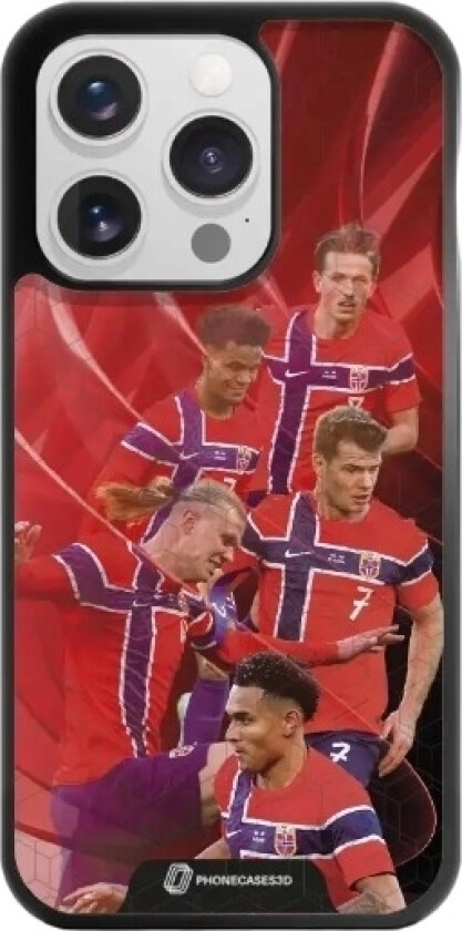 iPhone 15 Pro Norges Fotballforbund 3D mobildeksel