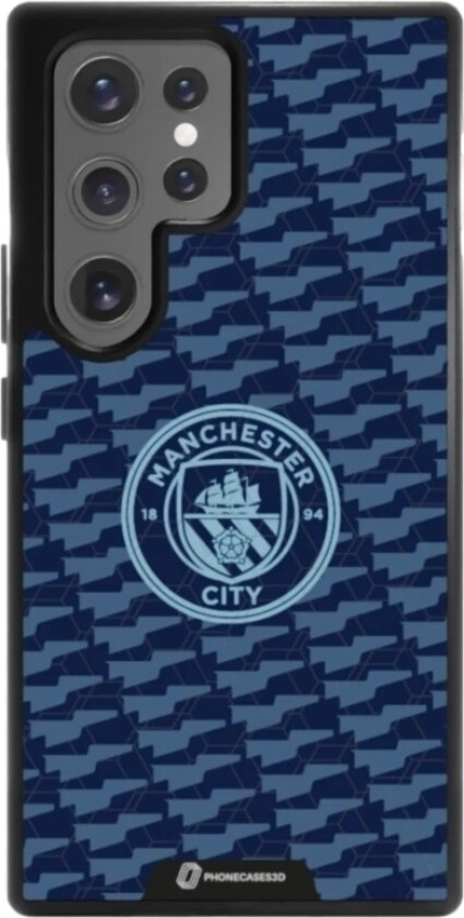 Samsung Galaxy S25 Ultra Man City 3D mobildeksel, svart