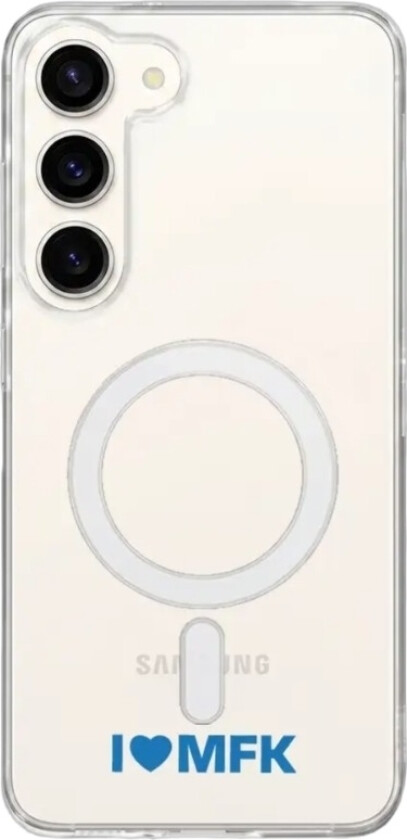 Samsung Galaxy S26 Molde FK Clear case (MagSafe) -mobildeksel, hvit
