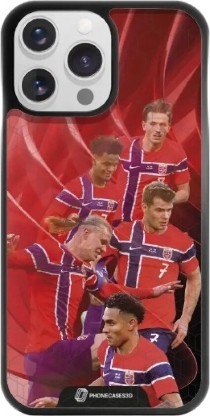 iPhone 14 Pro Norges Fotballforbund 3D mobildeksel