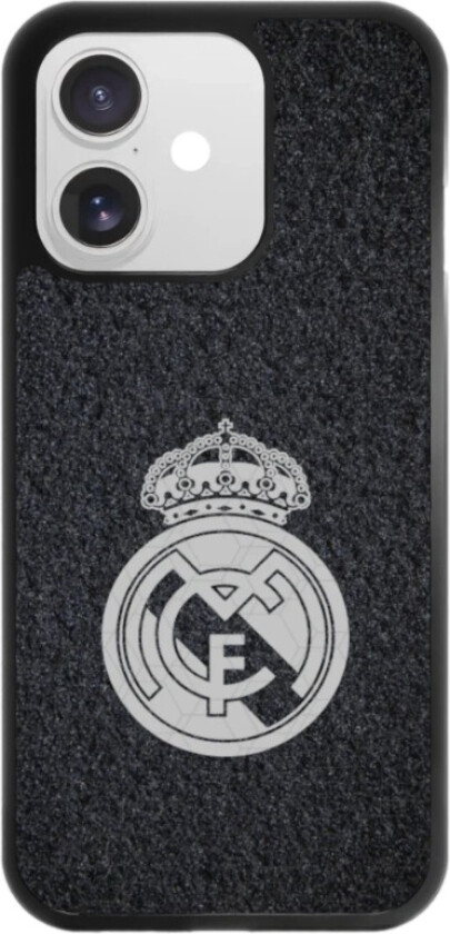 iPhone 17 Real Madrid 3D mobildeksel, svart
