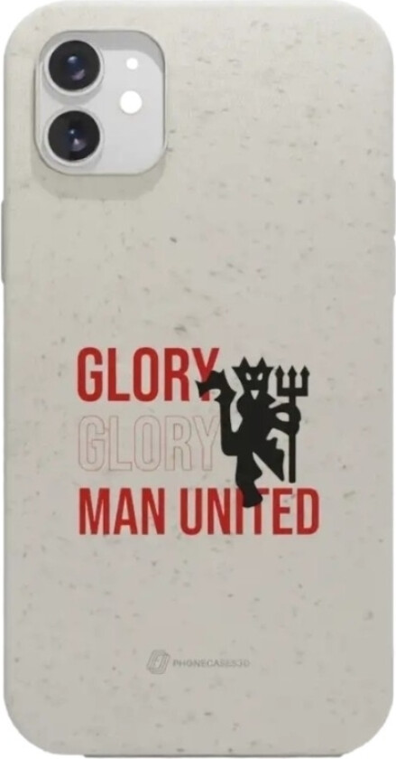 iPhone 11 Manchester United FC komposterbart deksel, hvit