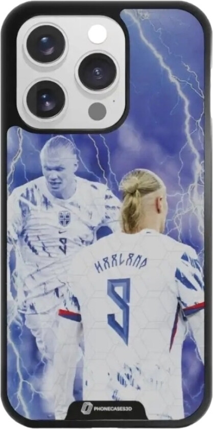 iPhone 16 Pro Norges Fotballforbund 3D mobildeksel, svart