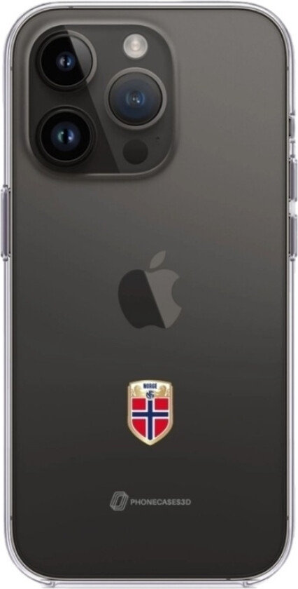 iPhone 13 Pro Norges Fotballforbund Clear case -mobildeksel, svart