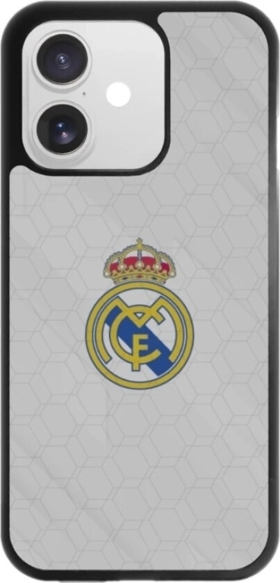 iPhone 17 Real Madrid 3D mobildeksel, svart