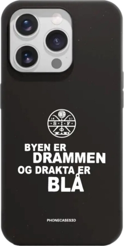 iPhone 15 Pro Strømsgodset komposterbart deksel, svart