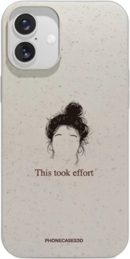 iPhone 16 Plus Marit Bakkli komposterbart deksel, hvit