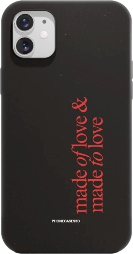 iPhone 11 Martine Halvorsen komposterbart deksel, svart
