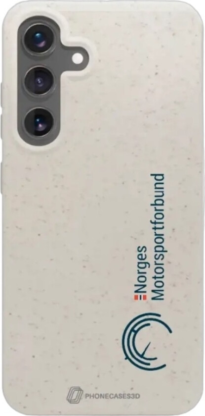 Samsung Galaxy S25+ Norges Motorsportforbund komposterbart deksel, hvit