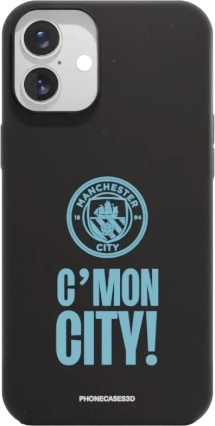 iPhone 16 Plus Man City komposterbart deksel, svart