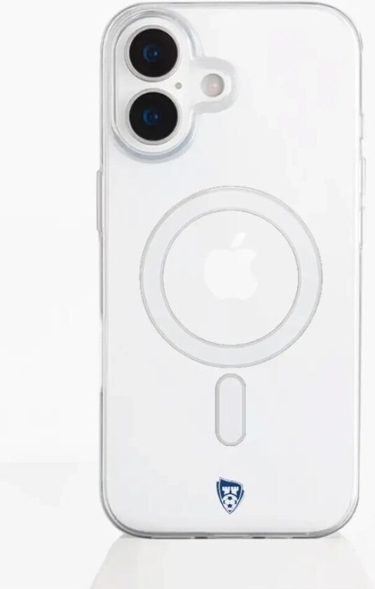 iPhone 17 Sarpsborg 08 Clear case (MagSafe) -mobildeksel, hvit