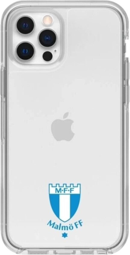 iPhone 12 Malmö FF Clear case -mobildeksel, hvit
