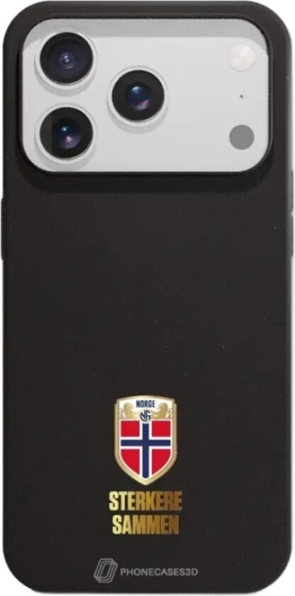 iPhone 17 Pro Max Norges Fotballforbund komposterbart deksel, svart
