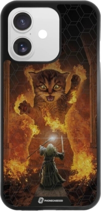 iPhone 17 Joseph Tate 3D mobildeksel, svart