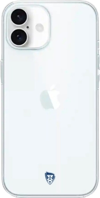 iPhone 16 Sarpsborg 08 Clear case -mobildeksel, hvit