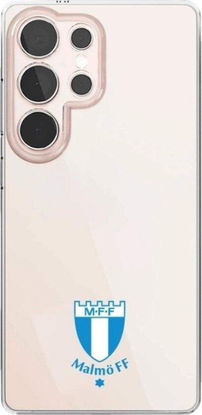 Samsung Galaxy S25 Ultra Malmö FF Clear case -mobildeksel, hvit