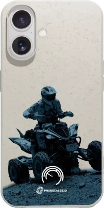 iPhone 17 Norges Motorsportforbund komposterbart deksel, hvit