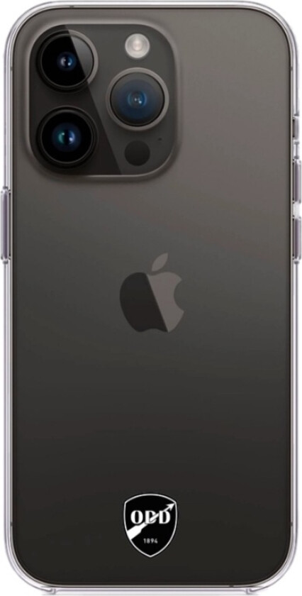 iPhone 14 Pro Odds Ballklubb Clear case -mobildeksel, svart