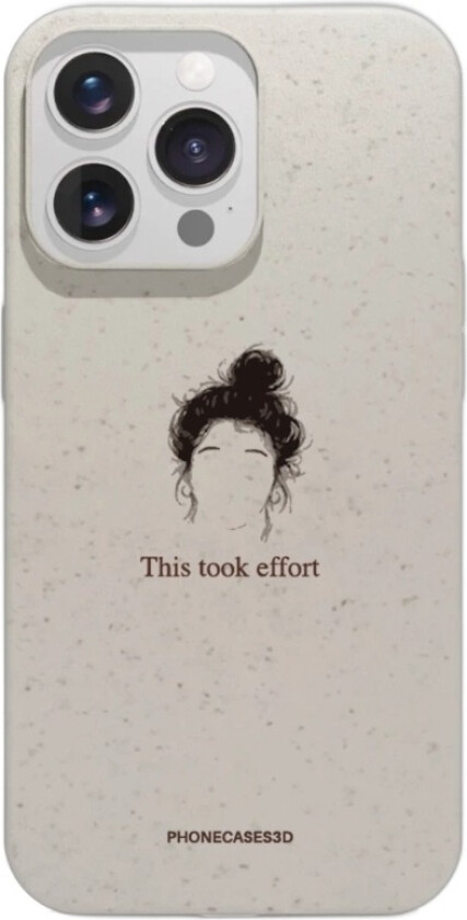 iPhone 13 Pro Marit Bakkli komposterbart deksel, hvit