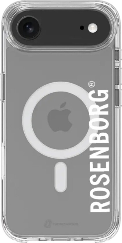 iPhone Air RBK Clear case (MagSafe) -mobildeksel, svart