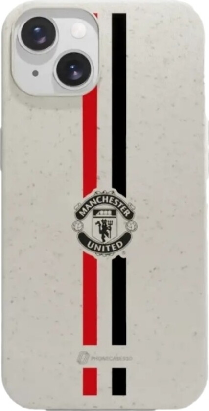 iPhone 14 Manchester United FC komposterbart deksel, hvit