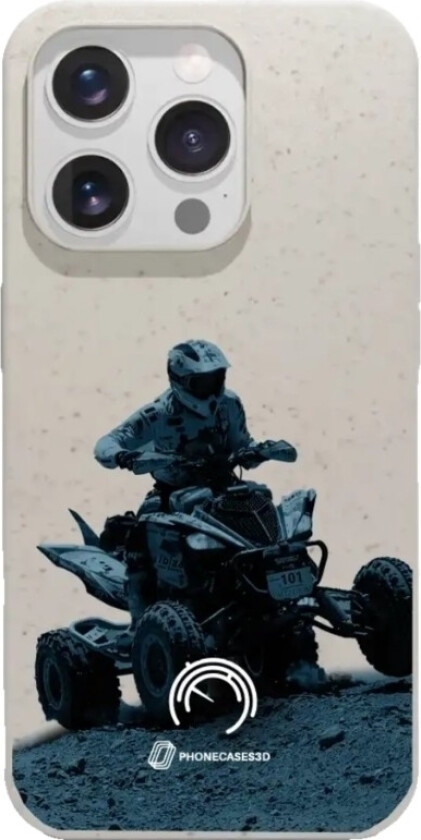 iPhone 16 Pro Norges Motorsportforbund komposterbart deksel, hvit